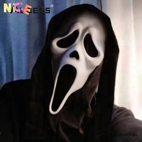 Mặt nạ La Hét Prank Ghostface - Phụ Kiện Trang Trí Kinh Dị Halloween và Cosplay - Độc Đáo, Thú Vị, Sáng Tạo