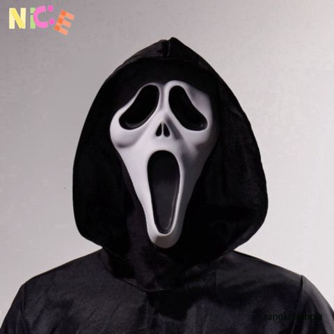 Mặt nạ La Hét Prank Ghostface - Phụ Kiện Trang Trí Kinh Dị Halloween và Cosplay - Độc Đáo, Thú Vị, Sáng Tạo