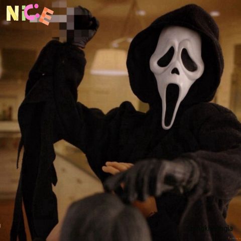 Mặt nạ La Hét Prank Ghostface - Phụ Kiện Trang Trí Kinh Dị Halloween và Cosplay - Độc Đáo, Thú Vị, Sáng Tạo