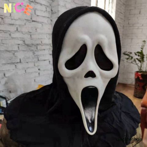 Mặt nạ La Hét Prank Ghostface - Phụ Kiện Trang Trí Kinh Dị Halloween và Cosplay - Độc Đáo, Thú Vị, Sáng Tạo
