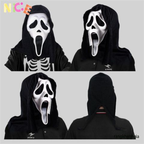 Mặt nạ La Hét Prank Ghostface - Phụ Kiện Trang Trí Kinh Dị Halloween và Cosplay - Độc Đáo, Thú Vị, Sáng Tạo