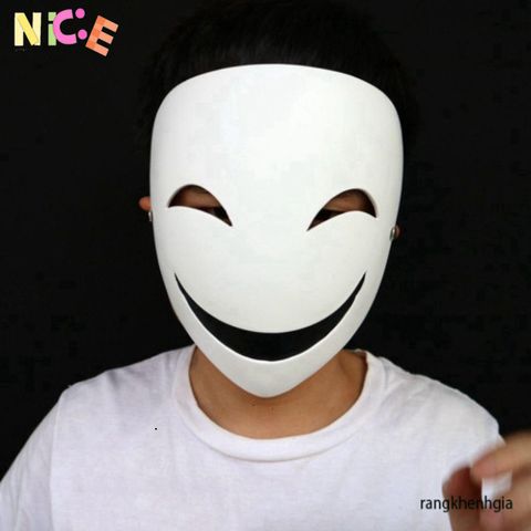 Mặt Nạ Hoạt Hình Nụ Cười Trắng Sáng Epoch – Phụ Kiện Vui Nhộn Dành Cho Tiệc Tùng, Cosplay, Lễ Hội Halloween Cho Cả Gia Đình
