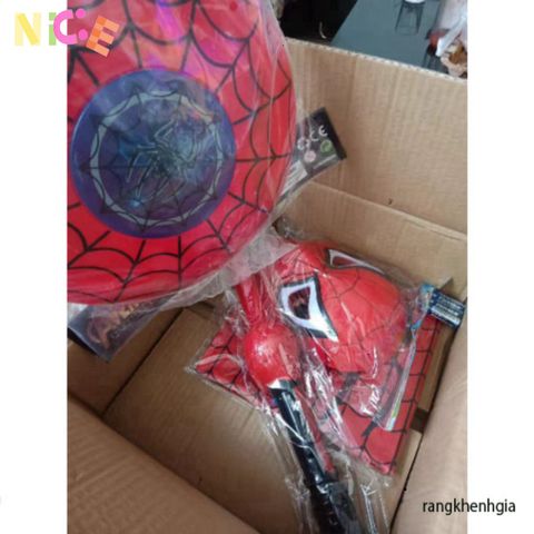 Áo Choàng Siêu Nhân Người Nhện Kèm Mặt Nạ Dành Cho Trẻ Em - Thời Trang Cosplay Siêu Anh Hùng Hấp Dẫn cho Bé Trai
