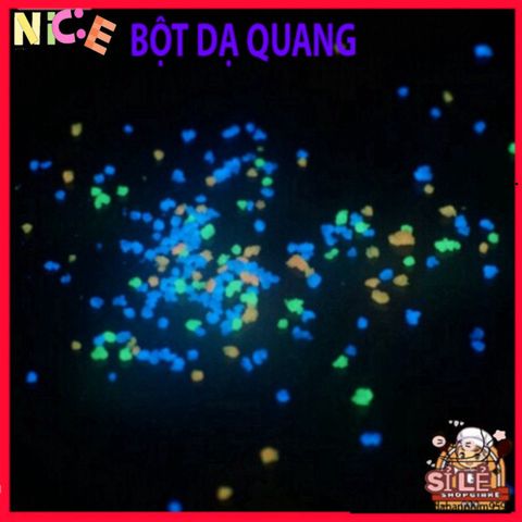 Bột Huỳnh Quang Sáng Tạo 10g - Màu Sắc Rực Rỡ, Thân Thiện Môi Trường, Hoàn Hảo Cho Nghệ Thuật Trang Trí và Quà Tặng