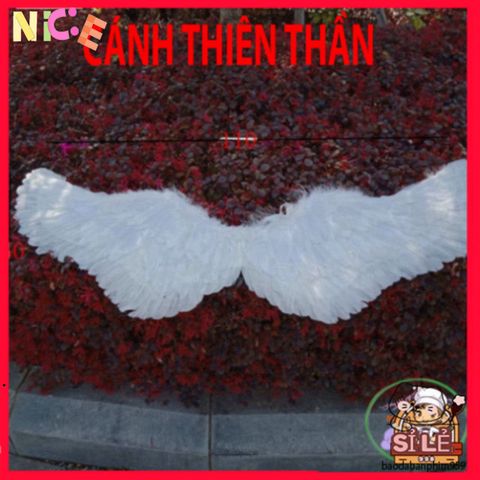Bộ Cánh Thiên Thần Hóa Trang Trắng Đôi - Cánh Lông Vũ Rực Rỡ Dành Cho Trẻ Em và Người Lớn, Tiệc Tùng & Cosplay