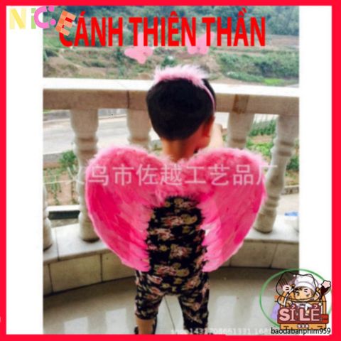 Bộ Cánh Thiên Thần Hóa Trang Trắng Đôi - Cánh Lông Vũ Rực Rỡ Dành Cho Trẻ Em và Người Lớn, Tiệc Tùng & Cosplay