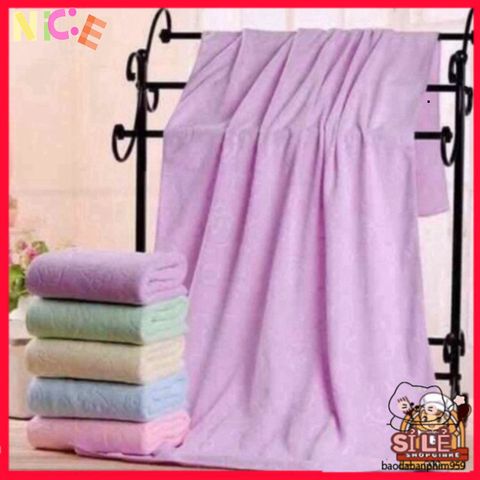Bộ 5 Khăn Tắm Nhật Bản Siêu Mềm Microfiber Cho Trẻ Nhỏ - Thấm Hút Nước Hoàn Hảo, Kích Thước 140cm x 70cm, Màu Sắc Tươi Sáng