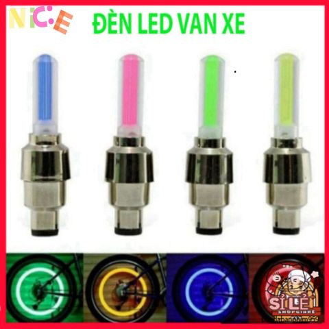 Đèn Led Phát Sáng Gắn Van Xe Đạp/Xe Máy - Tiết Kiệm Năng Lượng, Chống Nước, Tạo Điểm Nhấn Đặc Biệt Cho Chiếc Xe Của Bạn