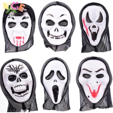 Mặt Nạ Halloween Kinh Dị Pkyeg Scream - Phụ Kiện Hóa Trang Unisex Cho Tiệc Ma Quái - Độc Đáo và Nổi Bật Cho Dịp Lễ Hội