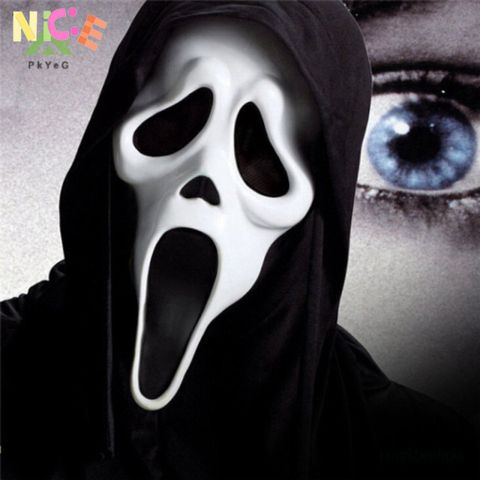 Mặt Nạ Halloween Kinh Dị Pkyeg Scream - Phụ Kiện Hóa Trang Unisex Cho Tiệc Ma Quái - Độc Đáo và Nổi Bật Cho Dịp Lễ Hội