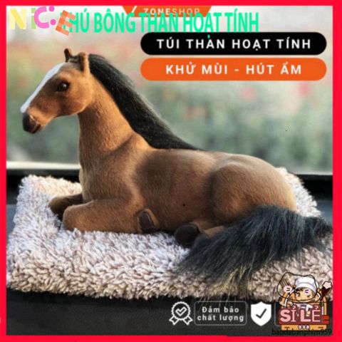 Thú Bông Khử Mùi Lõi Than Hoạt Tính - Phụ Kiện Trang Trí Ô Tô và Nhà Cửa, Khử Mùi và Lọc Không Khí Hiệu Quả