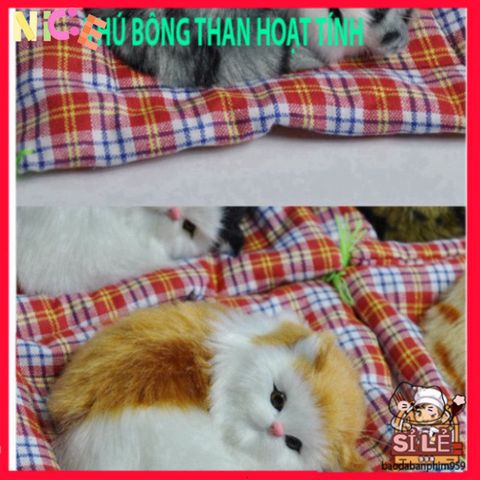 Thú Bông Cún Bông Trắng - Khử Mùi Than Hoạt Tính, Trang Trí Xe Ô Tô Dễ Thương, Phụ Kiện Ngộ Nghĩnh Cho Không Gian Sống