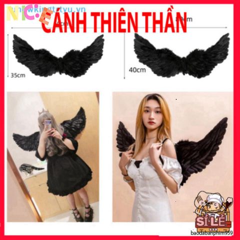 Bộ Kính Chào Trắng Đen Sang Trọng - Chất Liệu Lông Vũ Cao Cấp, Trang Trí Không Gian Nhà Sang Chảnh, Phong Thủy May Mắn
