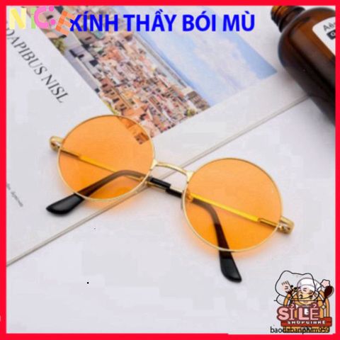 Kính Mắt Trang Điểm Mắt Tròn Nobita Thời Trang - Phong Cách Độc Đáo Cho Nam Nữ, Nhiều Màu Sắc, Phụ Kiện Thời Thượng