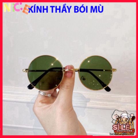 Kính Mắt Trang Điểm Mắt Tròn Nobita Thời Trang - Phong Cách Độc Đáo Cho Nam Nữ, Nhiều Màu Sắc, Phụ Kiện Thời Thượng