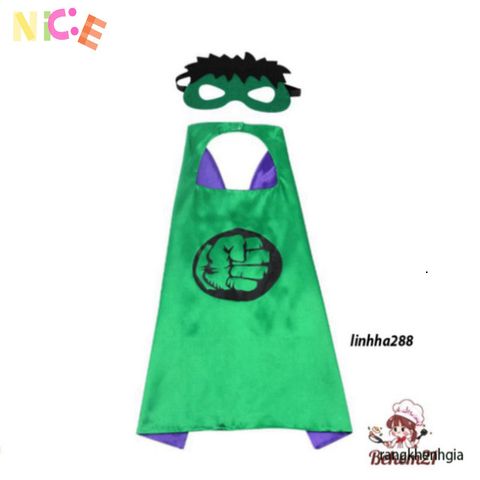 Áo Choàng Siêu Anh Hùng Trẻ Em Marvel - Nhập Vai Người Nhện, Iron Man, chất liệu Cotton An Toàn cho Da Nhạy Cảm, Dành cho Trẻ 2-8 Tuổi