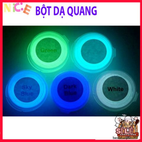 Bột Epoxy Dạ Quang 1kg - Phát Sáng Ban Đêm, Tạo Hiệu Ứng DIY Độc Đáo, Sơn Trang Trí An Toàn
