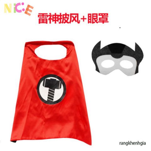 Bộ Áo Choàng và Mặt Nạ Spiderman Cotton Siêu Nhân - Quà Tặng Độc Đáo Cho Bé Trai, Bé Gái - Thế Giới Siêu Anh Hùng Marvel