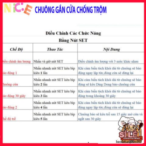 Hệ Thống Cảnh Báo Trộm CTFAST MC-03 - Chuông Thông Minh Đa Năng Gắn Cửa, Chống Trộm Hiệu Quả với Âm Thanh 130 Decibel