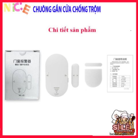 Hệ Thống Cảnh Báo Trộm CTFAST MC-03 - Chuông Thông Minh Đa Năng Gắn Cửa, Chống Trộm Hiệu Quả với Âm Thanh 130 Decibel