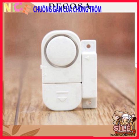 Chuông báo thông minh DECOSA - Cảm biến chống trộm an ninh cho cửa ra vào, âm thanh cảnh báo mạnh mẽ 90 dB, dễ dàng lắp đặt