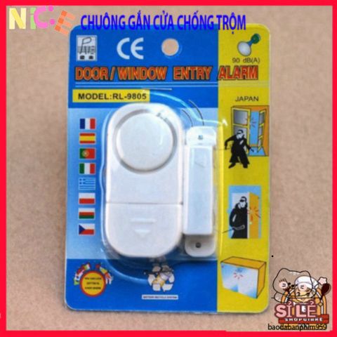 Chuông Báo Chống Trộm Con Thỏ - Thiết Bị An Ninh Gia Đình Hiệu Quả, Âm Thanh Cảnh Báo Lớn Hơn 90dB, Dễ Dàng Lắp Đặt