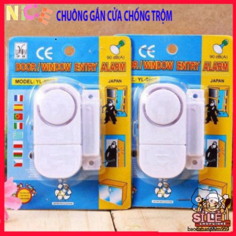 Chuông Báo Chống Trộm Con Thỏ - Thiết Bị An Ninh Gia Đình Hiệu Quả, Âm Thanh Cảnh Báo Lớn Hơn 90dB, Dễ Dàng Lắp Đặt