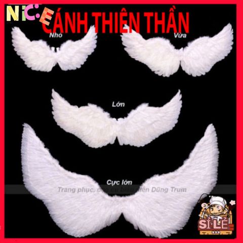 Bộ Cánh Thiên Thần Lông Vũ Trắng Dành Cho Bé - Phụ Kiện Hóa Trang Nghệ Thuật Cho Bé Yêu - Khám Phá Thế Giới Thần Tiên