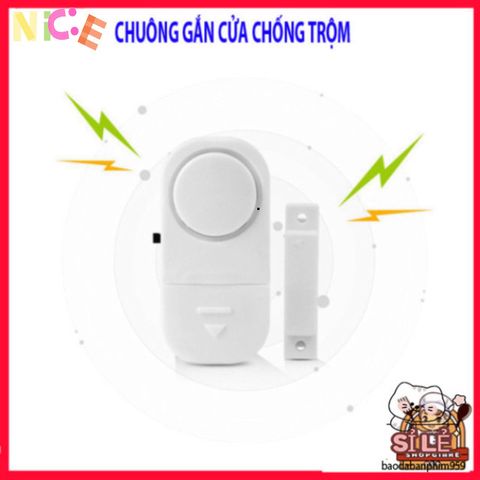 Chuông Chống Trộm Không Dây RL-9805 - Giải Pháp An Ninh Thông Minh Cho Cửa Nhà, Cảm Biến Nhạy, Âm Thanh Cảnh Báo 90dB