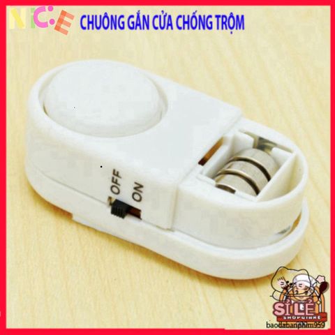 Bộ 2 Chuông Chống Trộm Không Dây - Thiết Bị An Ninh Cửa Bảo Vệ Tài Sản 24/7 với Âm Thanh Báo Động Mạnh Mẽ