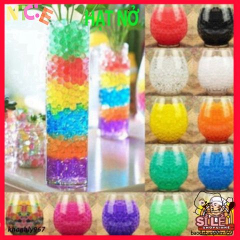 Bộ 100 Viên Hạt Nở Đảo Ngược Màu Sắc - Đồ Chơi An Toàn & Trang Trí Sáng Tạo Mọi Dịp