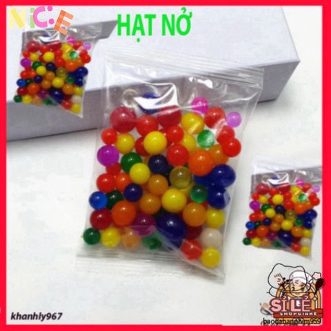 Bộ 100 Viên Hạt Nở Đảo Ngược Màu Sắc - Đồ Chơi An Toàn & Trang Trí Sáng Tạo Mọi Dịp