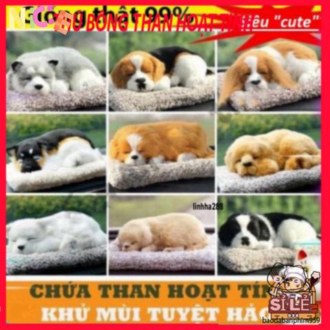Thú Bông Khử Mùi Than Hoạt Tính - Chó, Mèo, Sói, Gấu Dễ Thương, Trang Trí Ô Tô và Lọc Không Khí Hiệu Quả