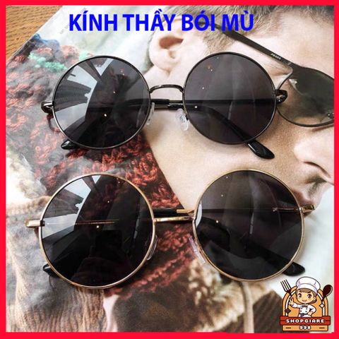 Kính Mát Gọng Tròn D182 - Phong Cách Thời Trang Độc Đáo Chống Nắng Dành Cho Nam Nữ, Thích Hợp Với Mọi Khuôn Mặt