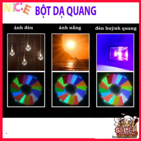 Bột Dạ Quang Đa Màu 10g - Trang Trí Sa Bàn, Tiểu Cảnh và Dự Án DIY Sáng Tạo - Phát Sáng Lung Linh Trong Bóng Tối