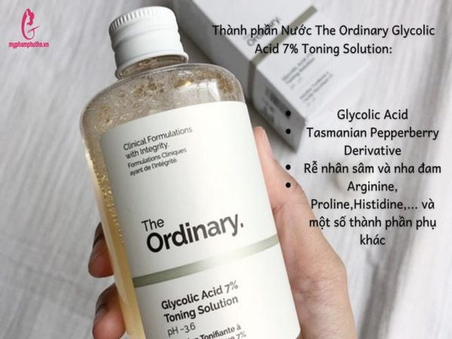 Nước Cân Bằng The Ordinary Glycolic Acid 7% - Giải Pháp Chăm Sóc Da Mặt Hiệu Quả, Làm Sáng Da và Cân Bằng Độ Ẩm