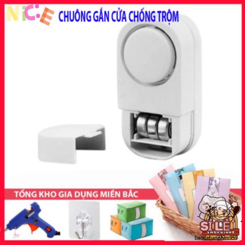 Chuông Cửa Từ Cảm Ứng Thông Minh - Âm Thanh Cảnh Báo 105dB - Thiết Bị An Ninh Gắn Cửa Nhỏ Gọn, Kèm Pin