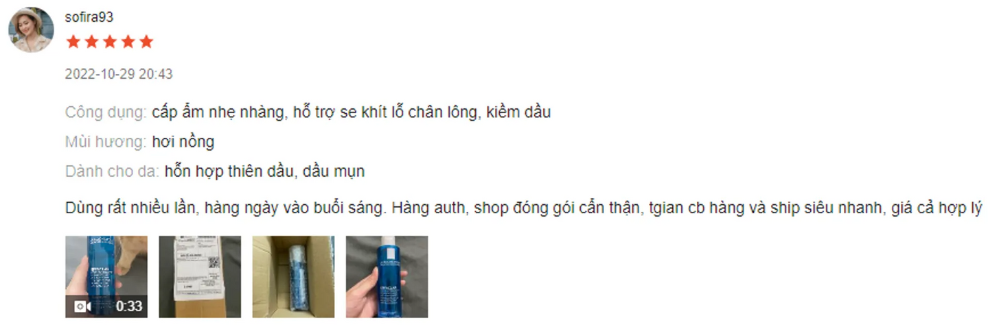 Nước Hoa Hồng La Roche Posay Effaclar 200ml - Toner Chuyên Dụng Cho Da Dầu Mụn, Làm Sạch Và Se Khít Lỗ Chân Lông Chính Hãng