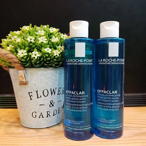 Nước Hoa Hồng La Roche Posay Effaclar 200ml - Toner Chuyên Dụng Cho Da Dầu Mụn, Làm Sạch Và Se Khít Lỗ Chân Lông Chính Hãng
