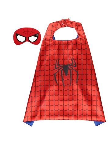 Khăn Choàng Siêu Nhân Spiderman Cho Bé - Trang Phục Halloween Vải Lụa Cao Cấp, Quà Tặng Ý Nghĩa Cho Trẻ Em