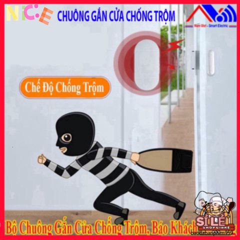 Chuông Cảnh Báo An Toàn Chống Trộm - Thiết Bị Báo Động Cho Cửa Ra Vào, Hiệu Quả Bảo Vệ Ngôi Nhà và Cửa Hàng