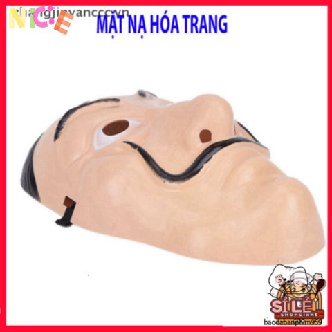 Mặt Nạ Halloween Salvador Dali - Phụ Kiện Hóa Trang Đỉnh Cao từ Money Heist - An Toàn và Thân Thiện với Môi Trường