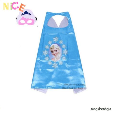 Áo choàng siêu anh hùng người Nhện, Người Sắt, Thor với mặt nạ satin mềm mại - Trang phục hóa trang trẻ em cho Halloween và tiệc sinh nhật