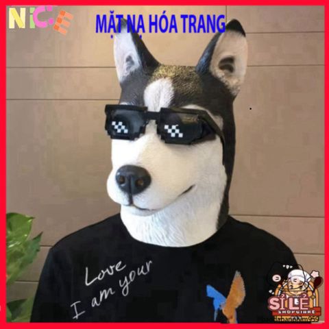 Mặt Nạ Halloween Hình Đầu Cá Xanh - Phụ Kiện Hóa Trang Cosplay Độc Đáo, Silicone An Toàn Cho Bữa Tiệc và Sự Kiện Nhập Vai