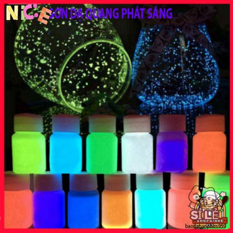 Sơn Dạ Quang 20ml - Sơn An Toàn Cho Body Painting, DIY Sự Kiện, Phát Sáng Trong Bóng Tối - Sáng Tạo Nghệ Thuật Cá Nhân