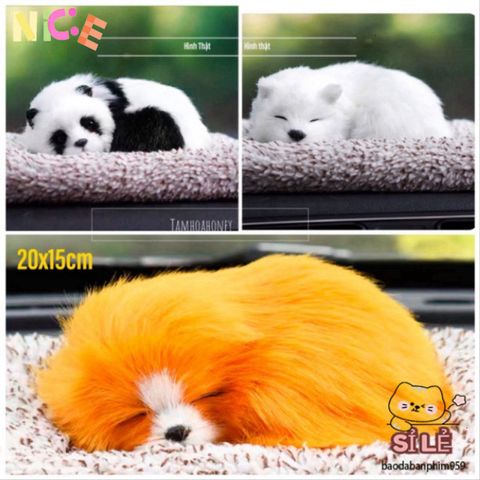 Thú Bông Khử Mùi Than Hoạt Tính - Phụ Kiện Ô Tô Dễ Thương & Làm Sạch Không Khí, Trang Trí Văn Phòng Hút Ẩm