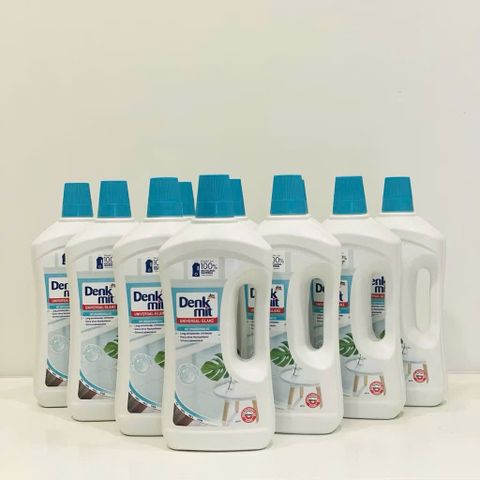 Nước Lau Sàn Gạch Denkmit 1L - Chai Chuyên Dụng Lau Sạch Không Để Lại Vệt - Dùng Cho Bề Mặt Gạch, Gỗ - An Toàn, Thân Thiện Môi Trường