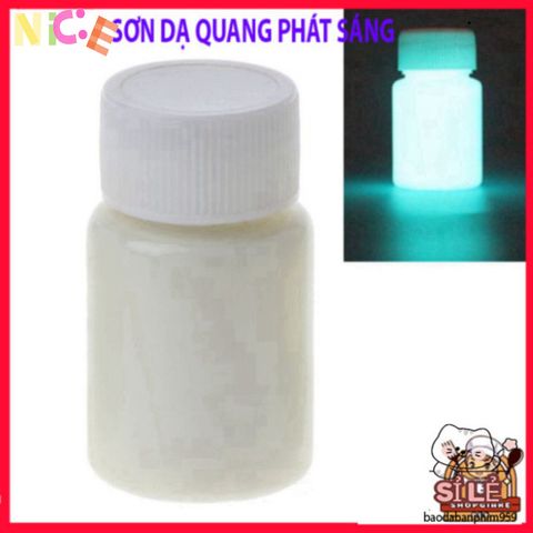 Sơn Dạ Quang 20ML - Bộ 8 Màu Phát Sáng Nghệ Thuật, Trang Trí Halloween, Sáng Tạo Dễ Dàng, An Toàn Cho Da