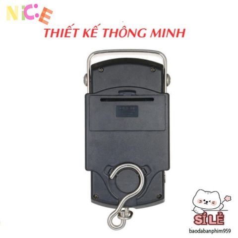 Cân Điện Tử Mini Xách Tay Đa Năng - Cân Hành Lý 50kg với Móc Treo và Thước Đo Chính Xác, Tiện Lợi Cho Du Lịch và Mua Sắm