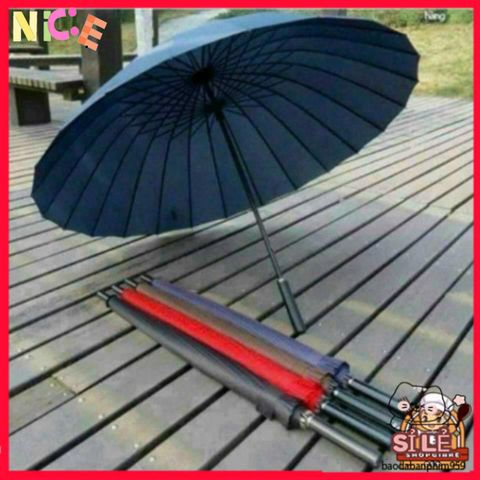 Ô 24 NAN Chống Mưa Siêu Bền - Dù Lớn 115cm, Vải Dù Chống Nắng, Quai Đeo Tiện Lợi, Phụ Kiện Thời Trang Cho Mùa Mưa